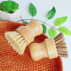 Cerdas de Palma de Sisal <span class=keywords><strong>para</strong></span> cocina, cepillo de limpieza ecológico, cepillo de bambú <span class=keywords><strong>para</strong></span> ollas, sartenes y platos - Product Image 3