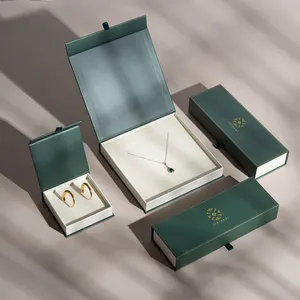 صندوق تغليف المجوهرات بدرج مخصص من Lionwrapack ، صناديق هدايا ، صندوق أساور وقلادات وأقراط