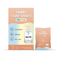 Tabletas de jabón de manos en espuma conveniente diario para el hogar tableta de espuma de jabón de manos tableta de jabón de manos biodegradable Kit de espuma