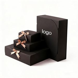 Cajas de Regalo Plegables de Cartón Blanco Personalizadas con Cierre de Listón, Caja de Papel Plegable de Moda para Empaque - Product Image 2