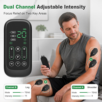 Appareil de massage TENS portable filaire, 25 niveaux réglables, dispositif électrique de soulagement de la douleur corporelle, 2 canaux de sortie, OEM ODM Musical