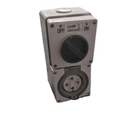 Interruptor de Pared Mini WIS 135 de 1 Polo y 16A con Certificado AU, Interruptor Aislador Resistente a la Intemperie de Buena Calidad