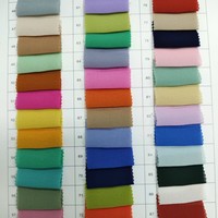 Tissu en mousseline de soie perlée cryptée 100GSM 100% polyester tissé pour robe de mariée printemps/été, doublure légèrement transparente