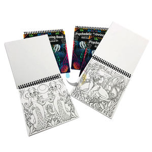 저렴한 대량 맞춤 제작 바인딩 드로잉 고품질 페인팅 컬러링 하드커버 오프셋 종이 책 소프트커버 - Product Image 6