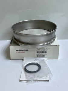 PLC Fritsch Test sieve, 200 mm DIA x 50 mm <strong>ASTEM</strong> E11 53micron 35.6200.03 Warranty Product - Product Image 1