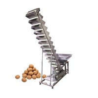 Élévateur à godets vertical SUS304 à hauteur personnalisée, prix usine, convoyeur continu pour riz/noix/soja/maïs/blé