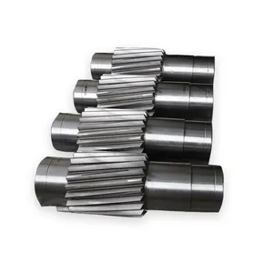 Factory price Cast Bevel Gear Shaft Spiral Miter Coiler Gear Shaft helical gear shaft