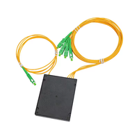 Best 1x4 SC UPC/APC ABS Box PLC Optical Splitter Single Mode Fiber Optic Splitter 1x4 Plc Fiber Optic Splitters