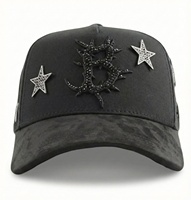 Gorras Snapback Bordadas de 5 Paneles al por Mayor, Gorras G5 Barbas de Alta Calidad, Sombreros 24k Chrome B-CROSS Originales para Hombre