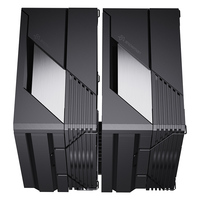 SNOWMAN AX880-No Light-BK Style CPU Cooler Screw Style Radiator CNC Convex Copper Base 120mm Fans for Processor