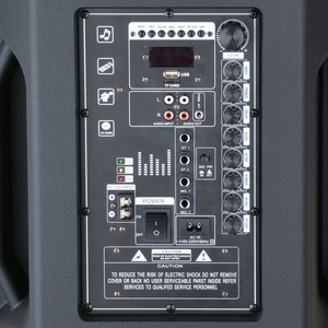 Bán buôn MBA JD-715 15 "Hộp gỗ 200 Wát công suất cao di động không dây xe đẩy hoạt động sân khấ<span class=keywords><strong>u</strong></span> loa đa chức năng loa - Product Image 6