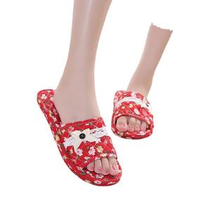 Zapatillas Silenciosas Para el hogar para <span class=keywords><strong>mujer</strong></span>, verano, interior, Otoño Invierno, suela blanda, Punta abierta, moda adecuada para suelos de madera - Product Image 6