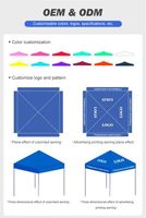 Tentes d'exposition portables personnalisables en usine 10x20 pieds pour publicité extérieure et salons professionnels, avec toile Oxford pour événements
