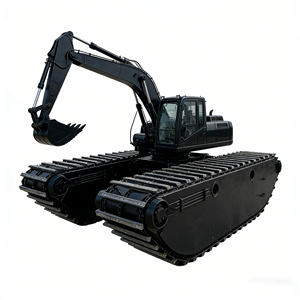 Escavatore Anfibio a Basso Costo con Pontone |   Sottocarro Economico <span class=keywords><strong>per</strong></span> Lavori di Dragaggio e di Manutenzione di Zone Umide - Product Image 5