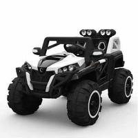 Voiture électrique pour enfants pas chère, type buggy de plage, 4 roues motrices, avec musique et lumières, cadeau idéal