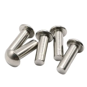 2mm 3mm 4mm 6mm Botón de hongo <span class=keywords><strong>remache</strong></span> de barco sólido de aluminio - Product Image 2