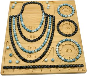 Wooden <strong>Bead</strong> <strong>Board</strong> Jewelry Bamboo Beading <strong>Board</strong> for Bracelet Making Bracelet <strong>Bead</strong> <strong>Board</strong> - Product Image 3