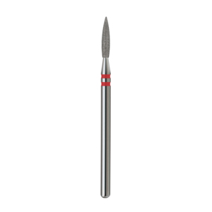 Premium Diamond <b>Nail</b> Drill Bit Sharp Flame XL 2.1mm Red Grit for Professional Manicure - Product Image 4