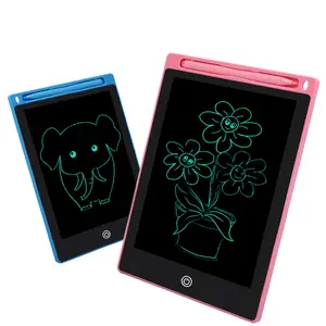 Tablette d'écriture LCD couleur unique 8.5 pouces tableau de griffonnage coloré tablette de dessin pour enfants matériaux écologiques