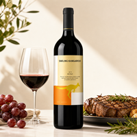 Vin rouge sec australien Cabernet Sauvignon importé d'Australie, vin rouge en gros, OEM, ODM, étiquette personnalisée, vin rouge