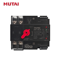 MUTAI 2P 3P 4P PV solaire ATS monophasé 100A 100 Amp 110V 220V 400V commutateur de transfert automatique électrique pour générateur