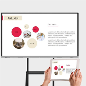 Venta caliente de pantalla táctil todo en uno de 85 pulgadas Monitor <span class=keywords><strong>LCD</strong></span> interactivo multitáctil para reuniones y aulas - Product Image 2