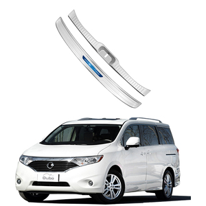Áp dụng cho nissanquest bên trong và bên ngoài bảo vệ phía sau boardstrunk bảo vệ thép không gỉ vá chải Bạc - Product Image 1