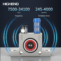 Hersteller K-Serie Pneumatischer Vibrator K6 K8 K10 K12 K16 K20 K25 K32 K36 K40 K48 Turbinen-Pneumatischer Kugelvibrator