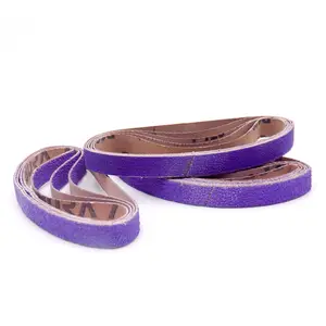 Abrasive Tools Ceramic Sand Belt Purple Sanding Belt For Grinding And Cleaning