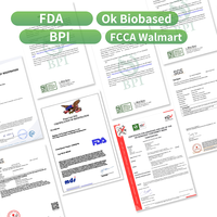 Assiette jetable et réutilisable en amidon de maïs, écologique, sans plastique, résistante, compostable, 6 pouces, résistante à la graisse, compatible micro-ondes, pour fêtes