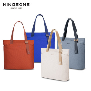 Kingsons Women's Tote Bag Waterproof Nylon Horizontal <b>Square</b> Office Shoulder Bag For Everyday Use - Product Image 1