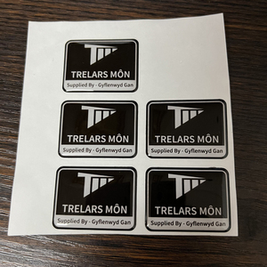 Chìa Khóa Biểu Tượng Xe Hơi 3D Tùy Chỉnh Nhãn Dán Bằng Nhựa Epoxy Hình Vòm Chắc Chắn 3M - Product Image 5