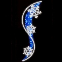 Luces LED Decorativas para Postes de Farolas, Iluminación Exterior con Motivos para Paisajes, Diseño de Luces con Motivos 2D