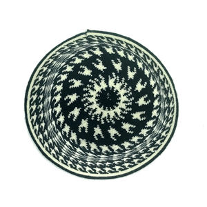 Nuevo sombrero de pescador de punto de lana MERINO personalizado de Invierno para mujer, sombrero de cubo de dos colores Europeo Americano - Product Image 5