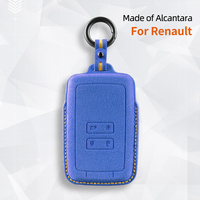 Housse de clé de voiture pour Renault Captur Kadjar Koleos, porte-clés, accessoires