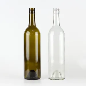 Bouteilles de vin en forme d'avocat dessiné, 750 ml