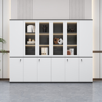 Mobilier de bureau moderne et luxueux Classeur classique en bois avec portes pour l'école
