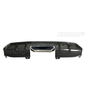 For Honda Civic 10th Combustion Edition 2016-2020 <b>Car</b> Rear Bumper Lip Splitter <b>Diffuser</b> Body Kit Rear Tail Throat Liner Trim - Product Image 3