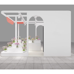 Với đèn <span class=keywords><strong>LED</strong></span>. Gian hàng trưng bày hoa tùy chỉnh. Để sử dụng trong các trung tâm mua sắm, cửa hàng, Cửa hàng Hoa và quầy trưng bày. - Product Image 4