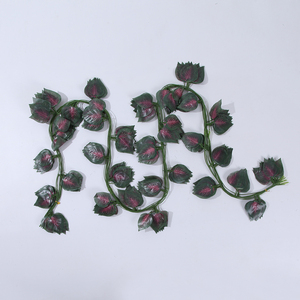 Guirlande de <span class=keywords><strong>lierre</strong></span> artificielle, fausses feuilles, verdure en plastique, vignes, toucher naturel, 230 cm, pour <span class=keywords><strong>chambre</strong></span> à coucher, décoration murale, mariage, fête - Product Image 1