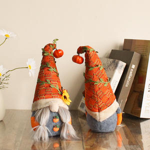 2407 ganglian calabaza girasol muñeca sin rostro enano pantalla decoración Festival de la cosecha - Product Image 4