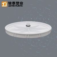 Diffuseur de disque D350 personnalisable pour l'aménagement de l'air, options de connexion flexibles pour les réservoirs jusqu'à 8 mètres de profondeur