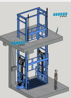 Ascenseur de chargement hydraulique personnalisable de haute qualité, télécommande électrique, capacité de charge de 0,5 à 50 tonnes, efficace