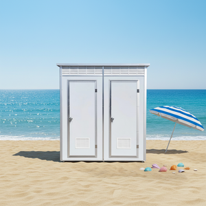Toilettes mobiles de haute qualité pour deux personnes avec station de lavage des mains pour événements en plein air - Product Image 6