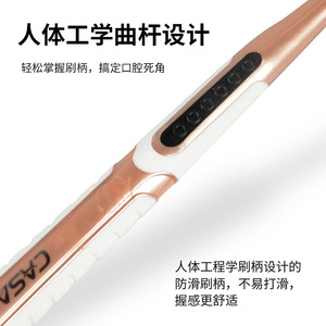 Casa Toothbrush Soft Bristles Spiral Design Adult <b>Gum</b> Care Manual Toothbrush Individually Packaged - Product Image 3