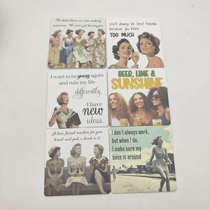 Wholesale Custom Cardboard Recycled Absorbent <b>Paper</b> Beer Square Drink <b>Paper</b> Mat Coasters - Product Image 2