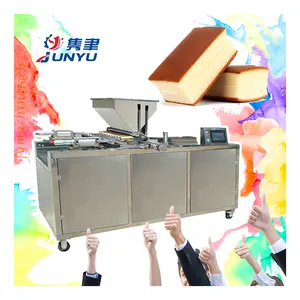 automatic layer cake making machine sweet swiss roll cake machine with factory price production line