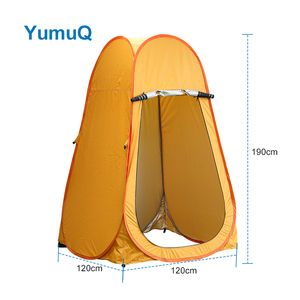 Yumuq 1-2 người 190T polyester 1000mm không thấm nước nhà vệ sinh di động cắm trại mái hiên tắm tắm thay đổi Vải lều - Product Image 2