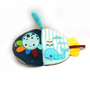 Muñeca <span class=keywords><strong>de</strong></span> dibujos animados lavable suave, pez pequeño, libros <span class=keywords><strong>de</strong></span> tela para bebés, rompecabezas <span class=keywords><strong>de</strong></span> Educación Temprana, <span class=keywords><strong>libro</strong></span> <span class=keywords><strong>de</strong></span> tela para bebés - Product Image 4
