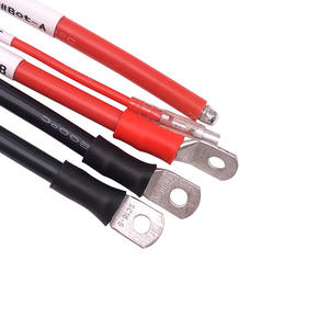 定制120A电流连接电缆，带安德子插头，用于电动汽车储能电池4AWG软硅胶电缆 - Product Image 4